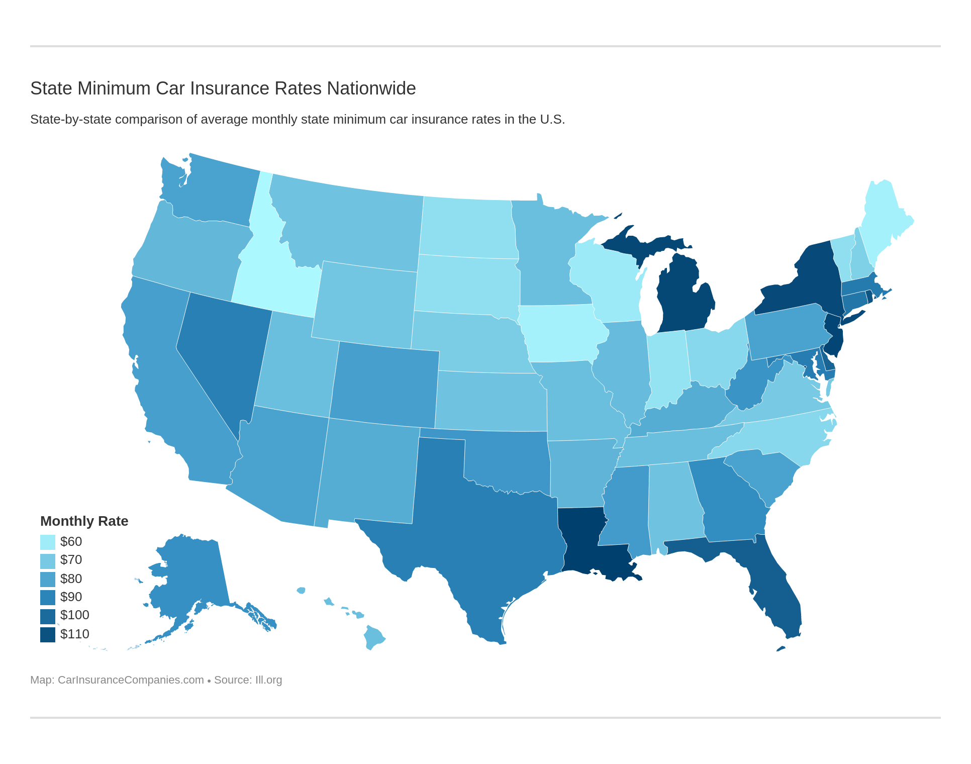 State Minimum Car Insurance Rates Nationwide State Minimum Car Insurance Rates Nationwide